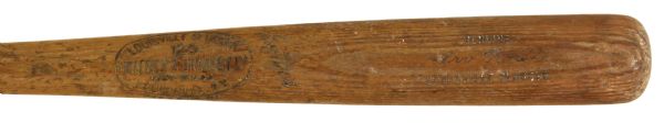 1950-60 Irv Noren Senators/Yankees Professional Model H&B Louisville Slugger Game Used Bat (MEARS A7)