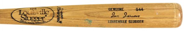 1985 Dan Driessen Expos/Giants Autographed Louisville Slugger Professional Model Game Used Bat (MEARS LOA)