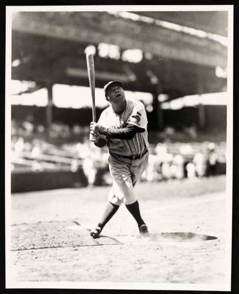 1980s Babe Ruth Boston Braves George Brace Modern 8" x 10" Print from Original Negative