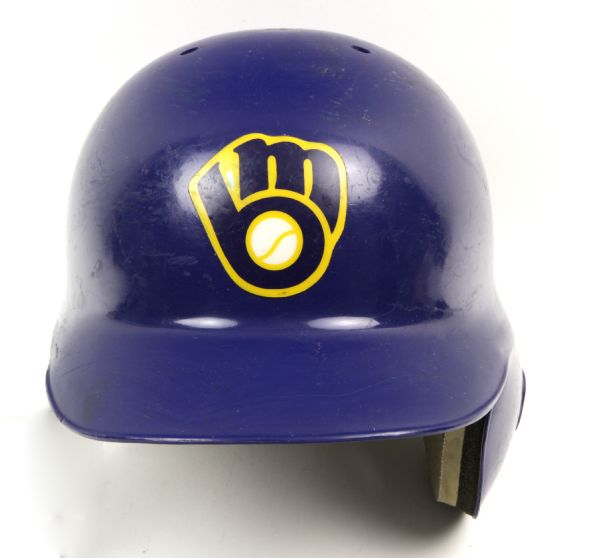 1991 Gary Sheffield Milwaukee Brewers Game Worn Helmet (MEARS LOA) 