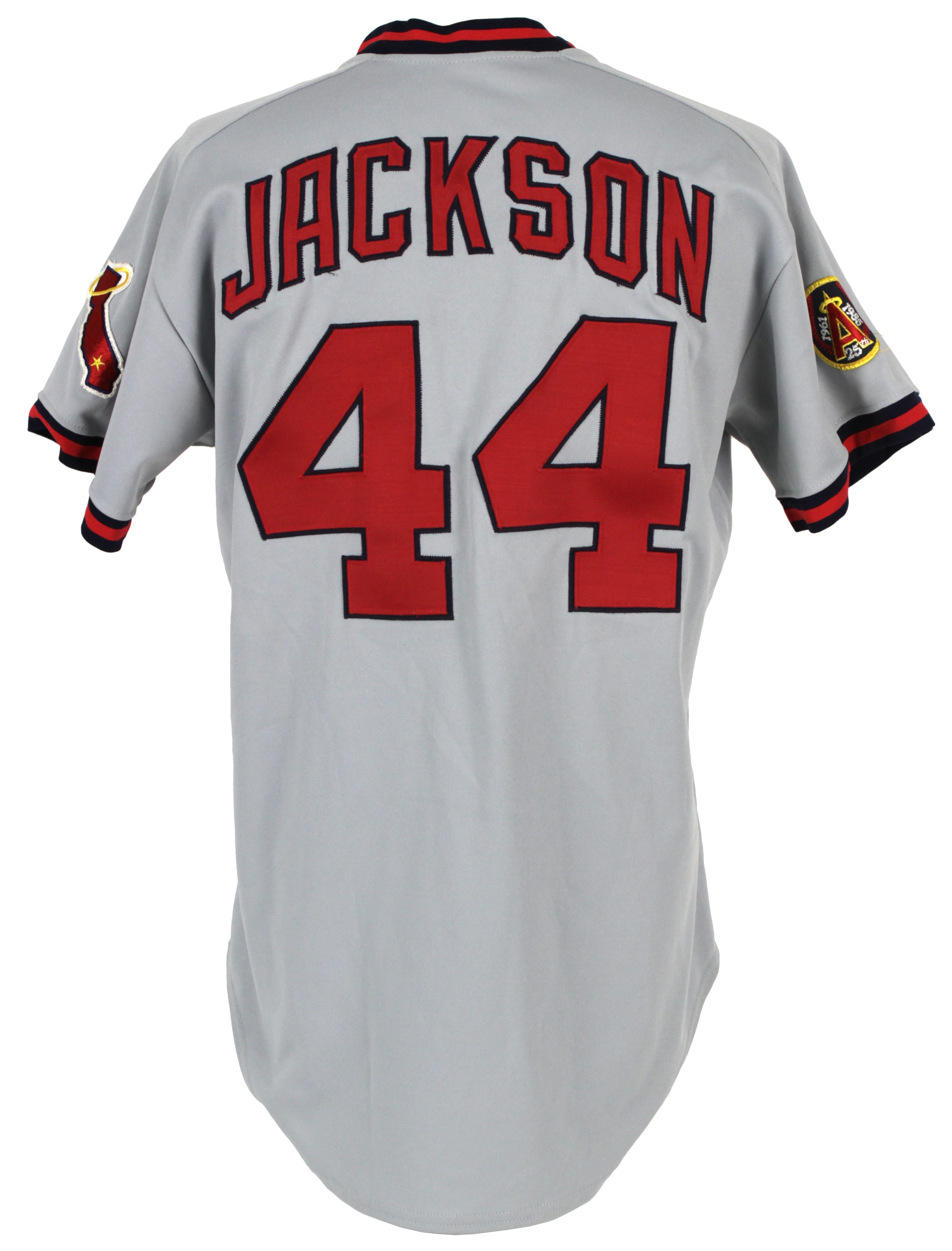 Sold at Auction: 1985 Reggie Jackson Signed Game Used Jersey