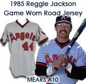 1985 Reggie Jackson California Angels Game Worn Jersey