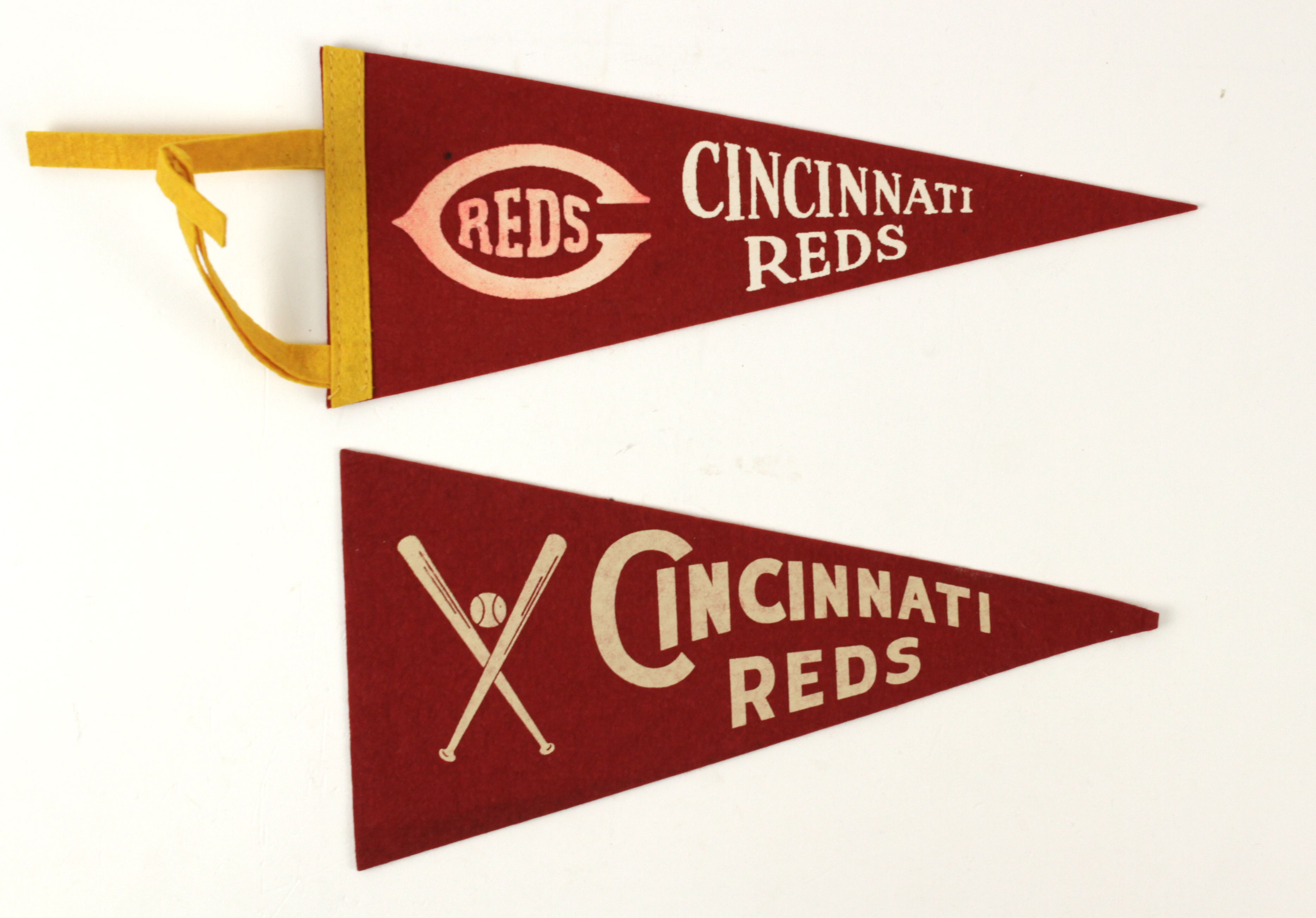 Lot Detail - 1940s-70s Cincinnati Reds Mini-Pennant Collection (Lot of 34)