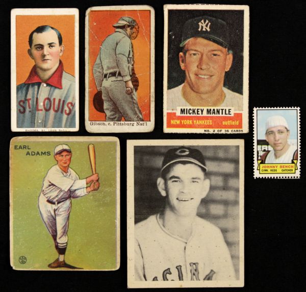 1910-60s Baseball Card (Lot of 6)