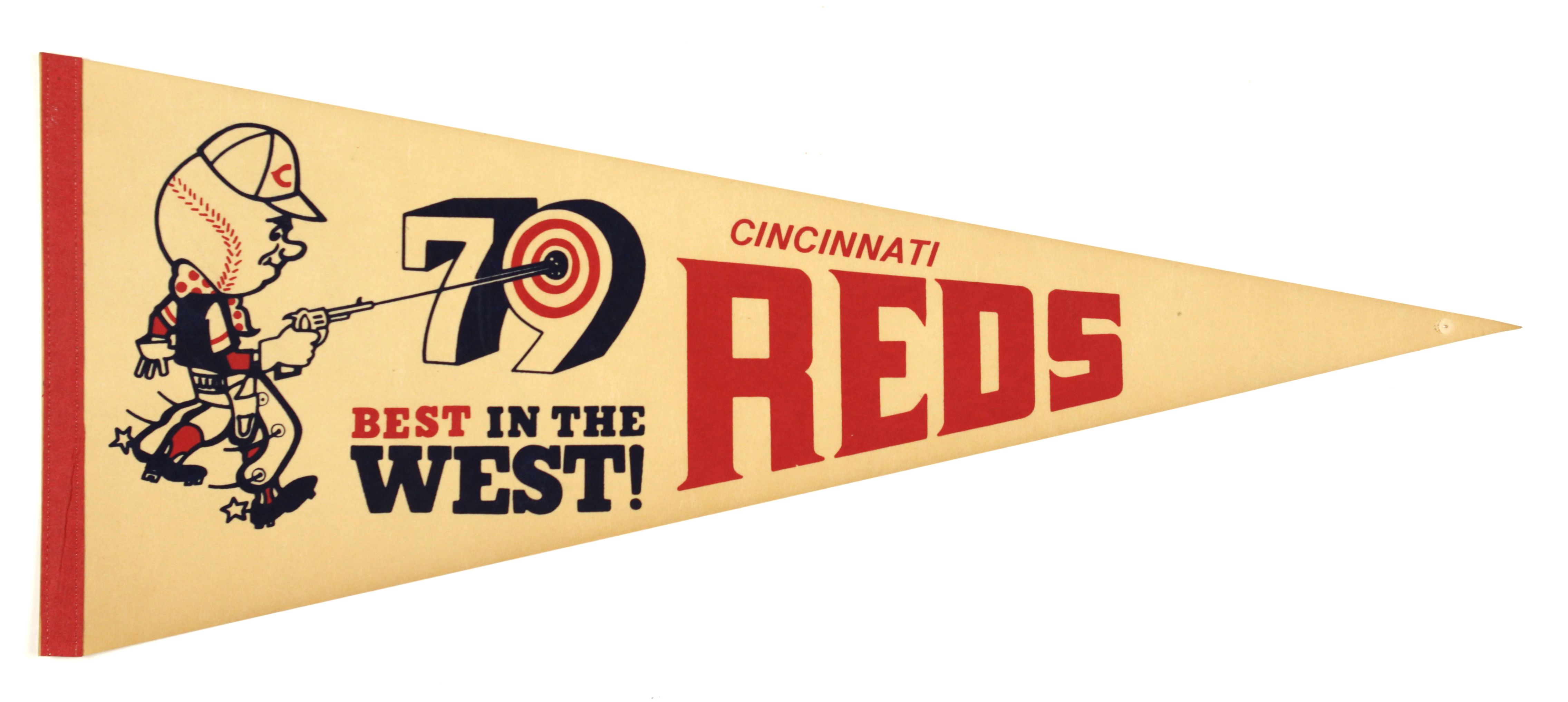 Lot Detail - 1950's-90's Cincinnati Reds Pennant Collection - Lot of 40+