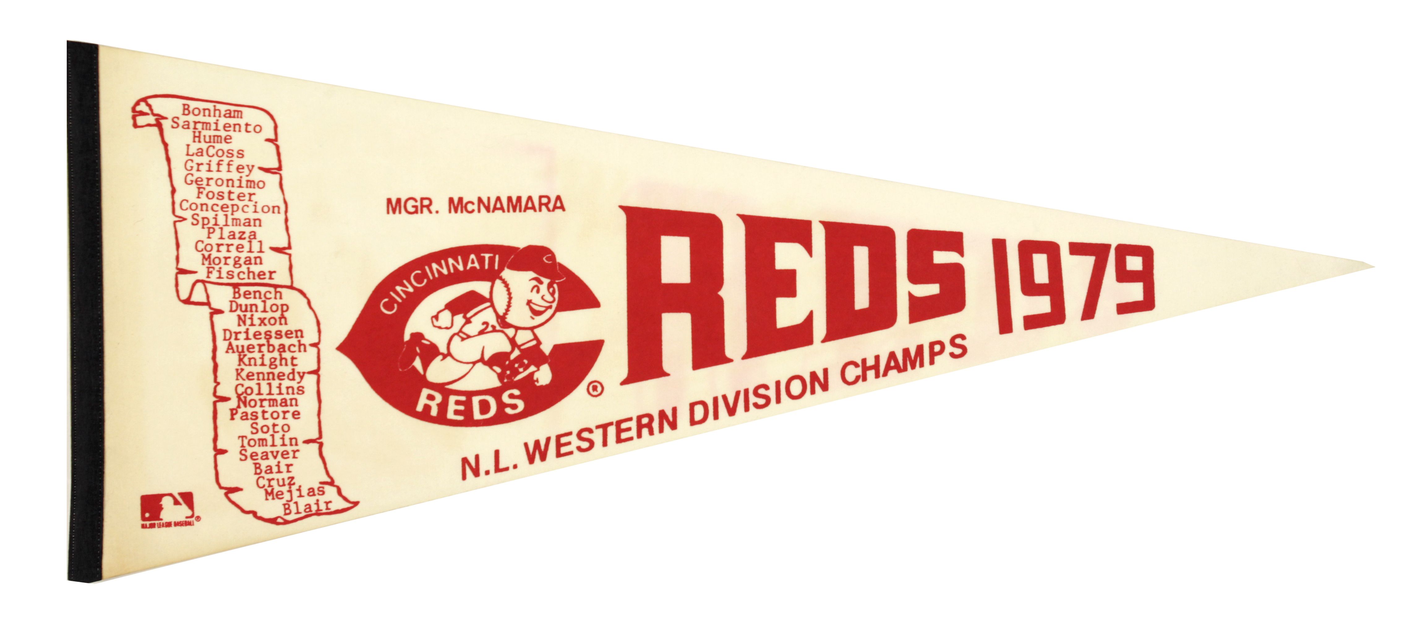 Lot Detail - Vintage Cincinnati Reds Pennant