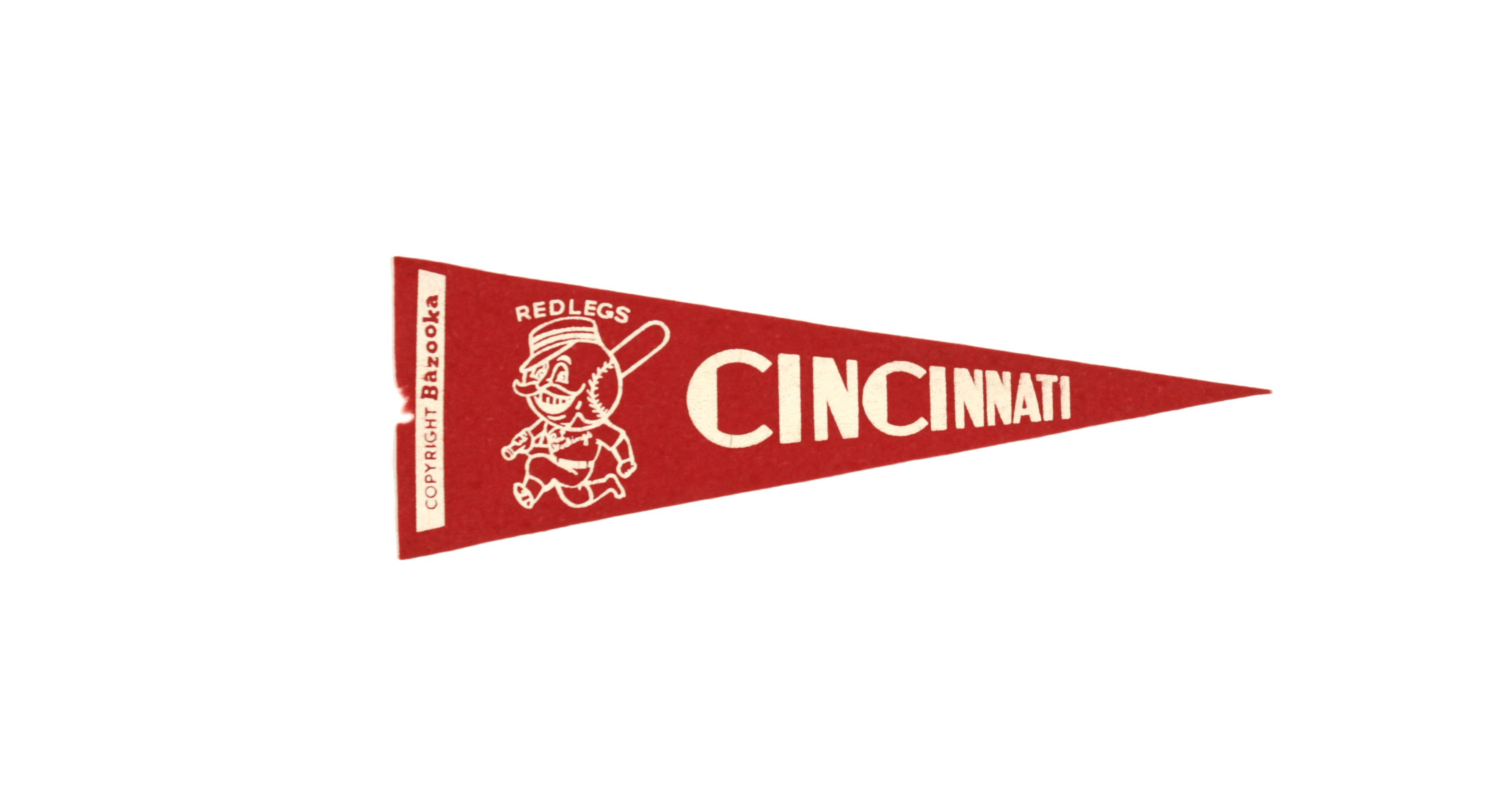 Lot Detail - 1950's-90's Cincinnati Reds Pennant Collection - Lot of 40+