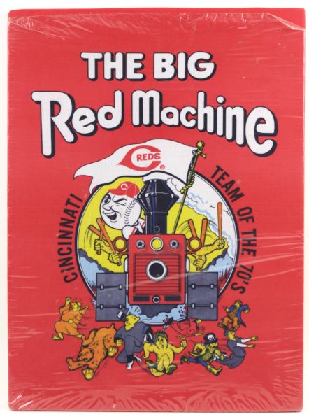 1970s Cincinnati Reds Big Red Machine 15 1/2" x 21" Cloth Sign