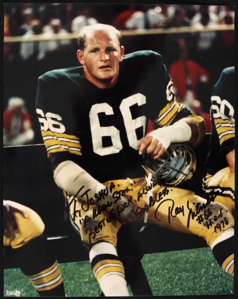 1990s Ray Nitschke Green Bay Packers Signed 8" x 10" Photo - JSA 