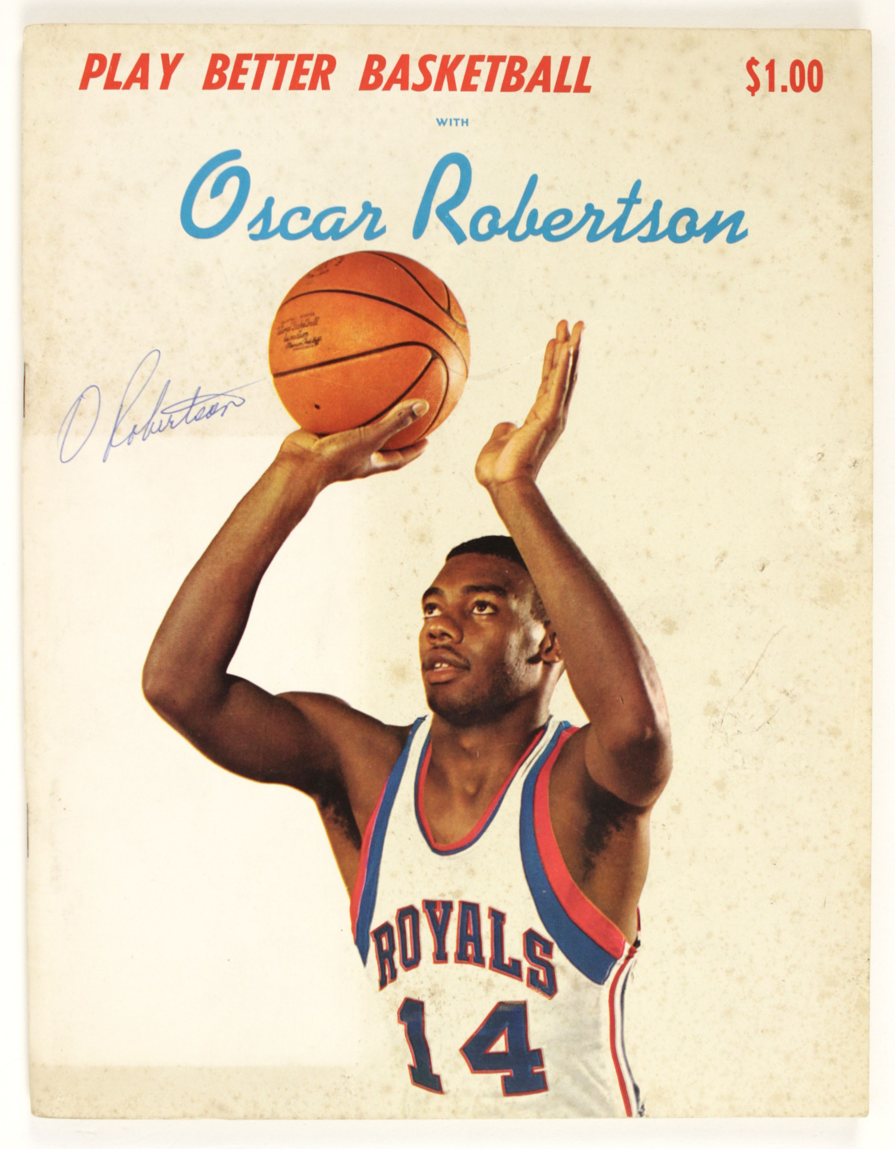Oscar Robertson Autographed Cincinnati Royals Jersey (PSA)