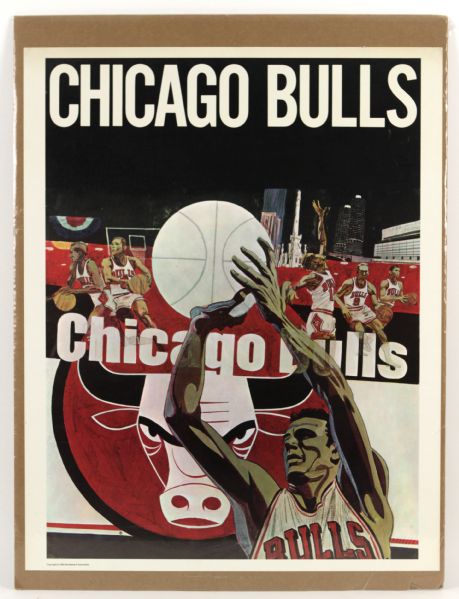 1969 Chicago Bulls 23" x 29" Poster 