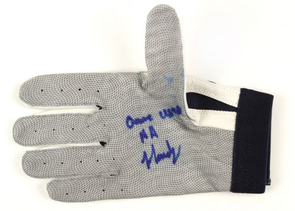 2002-03 JJ Hardy Milwaukee Brewers Game Used Batting Glove "Game Used AA" (MEARS LOA) 