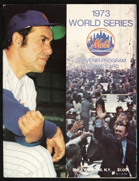 1973 World Series Program & The Book Oakland As vs. New York Mets 