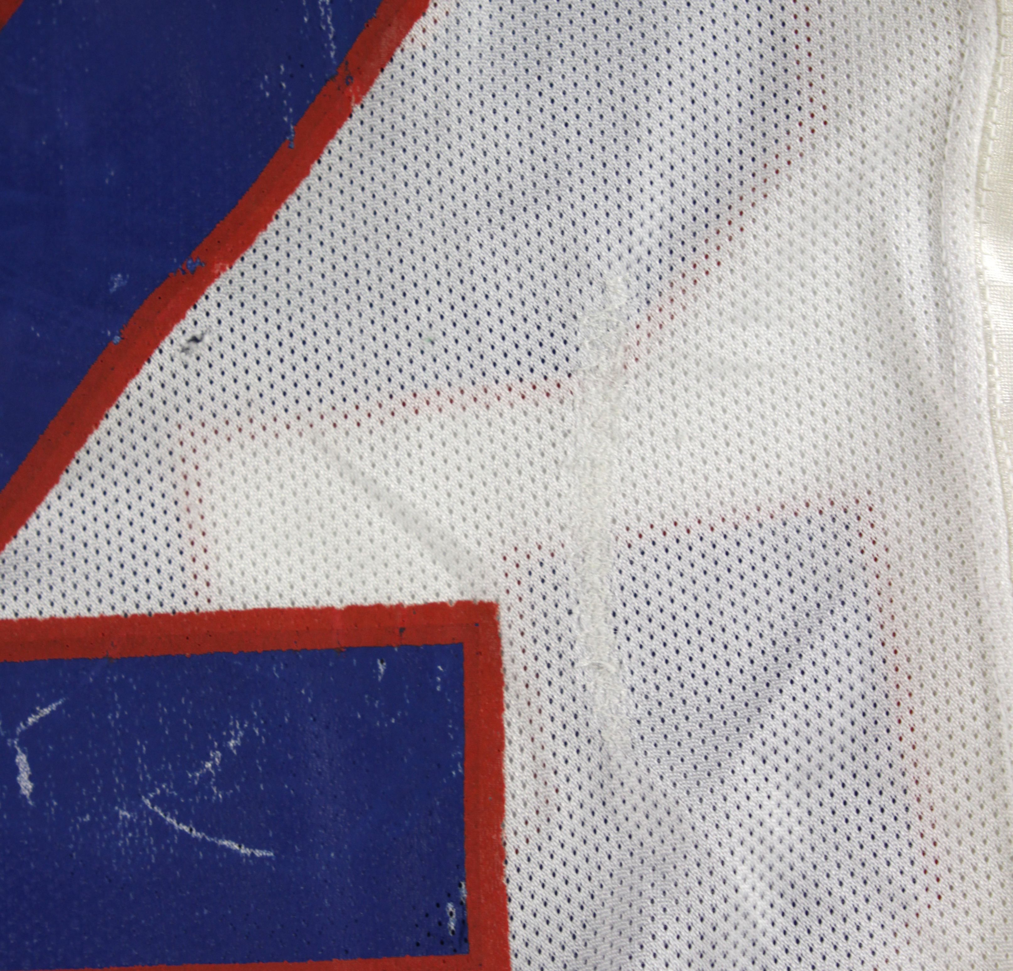 Lot Detail - 1995-96 Ted Washington Buffalo Bills Game Worn Jersey Littered  With Repairs (MEARS LOA)