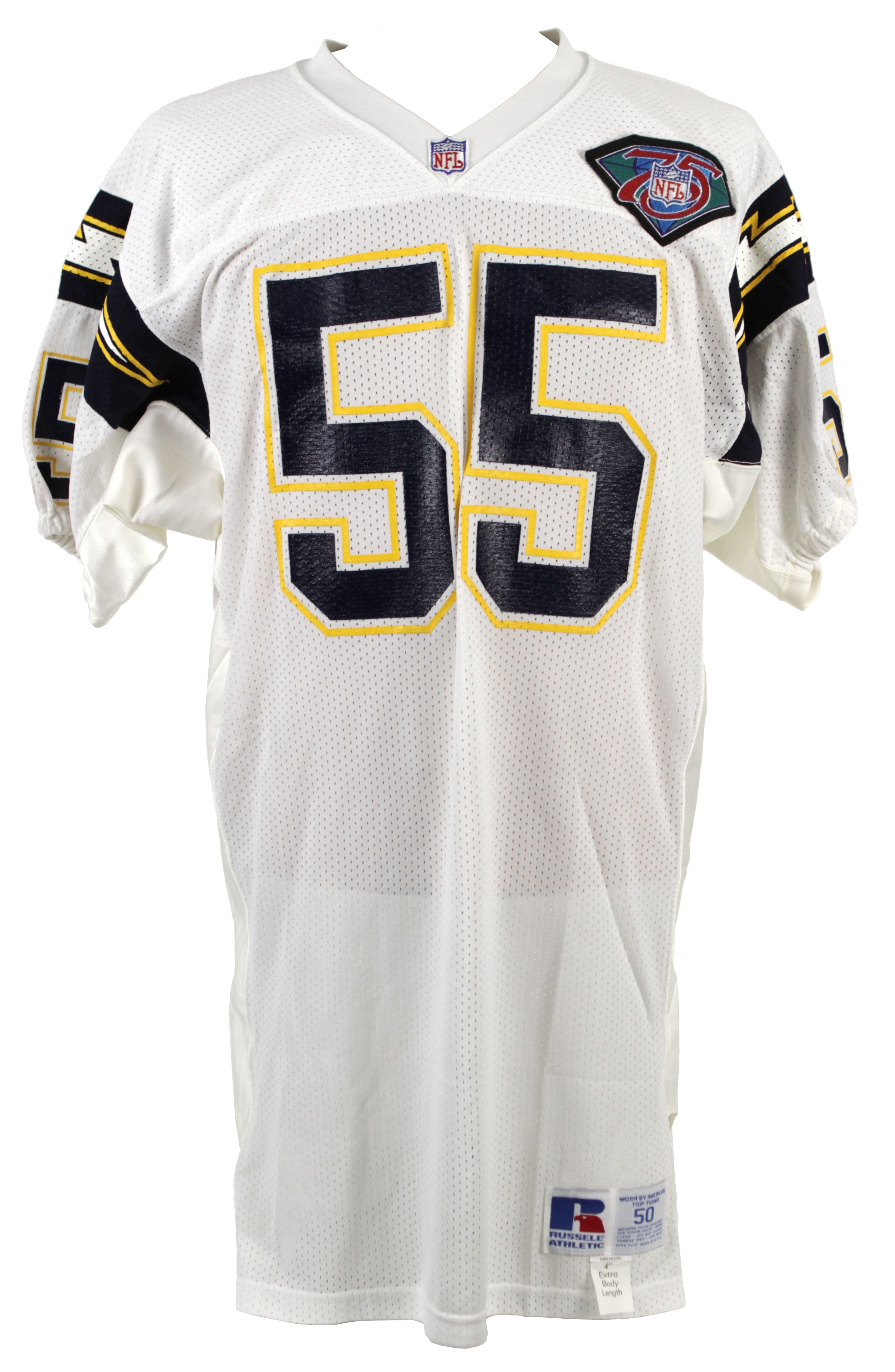 NFL Chargers 1994 Junior Seau Authentic Throwback Jersey 