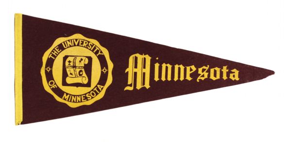 1960s-70s College Football Full Size Pennant Collection Incl. Many Rose Bowl Wisconsin Purdue MSU Indiana (Lot of 15)