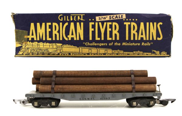 1940 circa Gilbert American Flyer 3/16" Scale Train Car