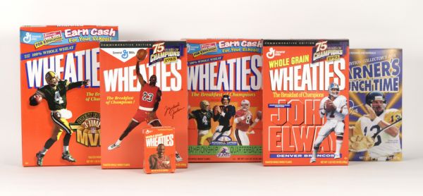 1990s-2000s The Ultimate Wheaties & Cereal Collection (Lot of 41) 