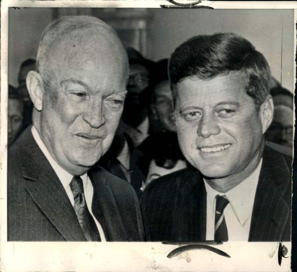 1958-62 Dwight D. Eisenhower John F. Kennedy "John Rogers Collection Archives" Original Photos (MEARS LOA) - Lot of 16