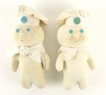 1972 Pillsbury Doughboy 10" Teddy Bear (Lot of 2) 