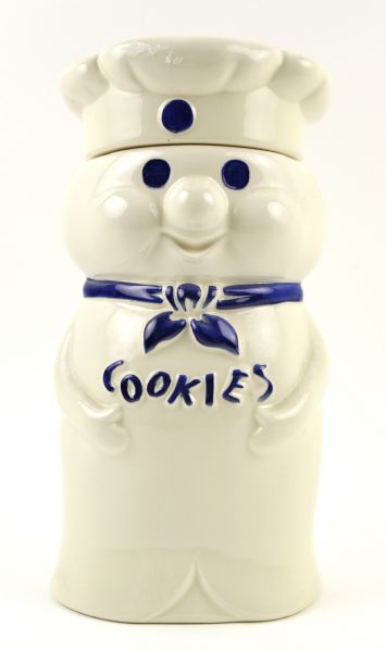 1972-73 Pillsbury Doughboy Porcelain Cookie Jar 