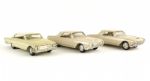 1961 Thunderbird Model Car (Lot of 3) 