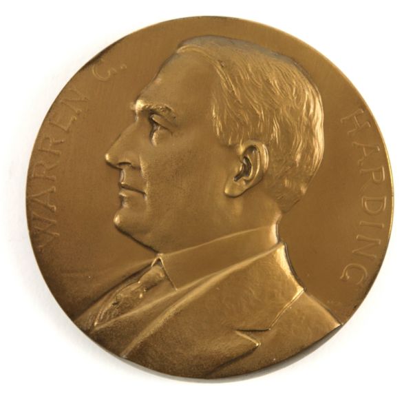 Warren G. Harding 3" Medallion 