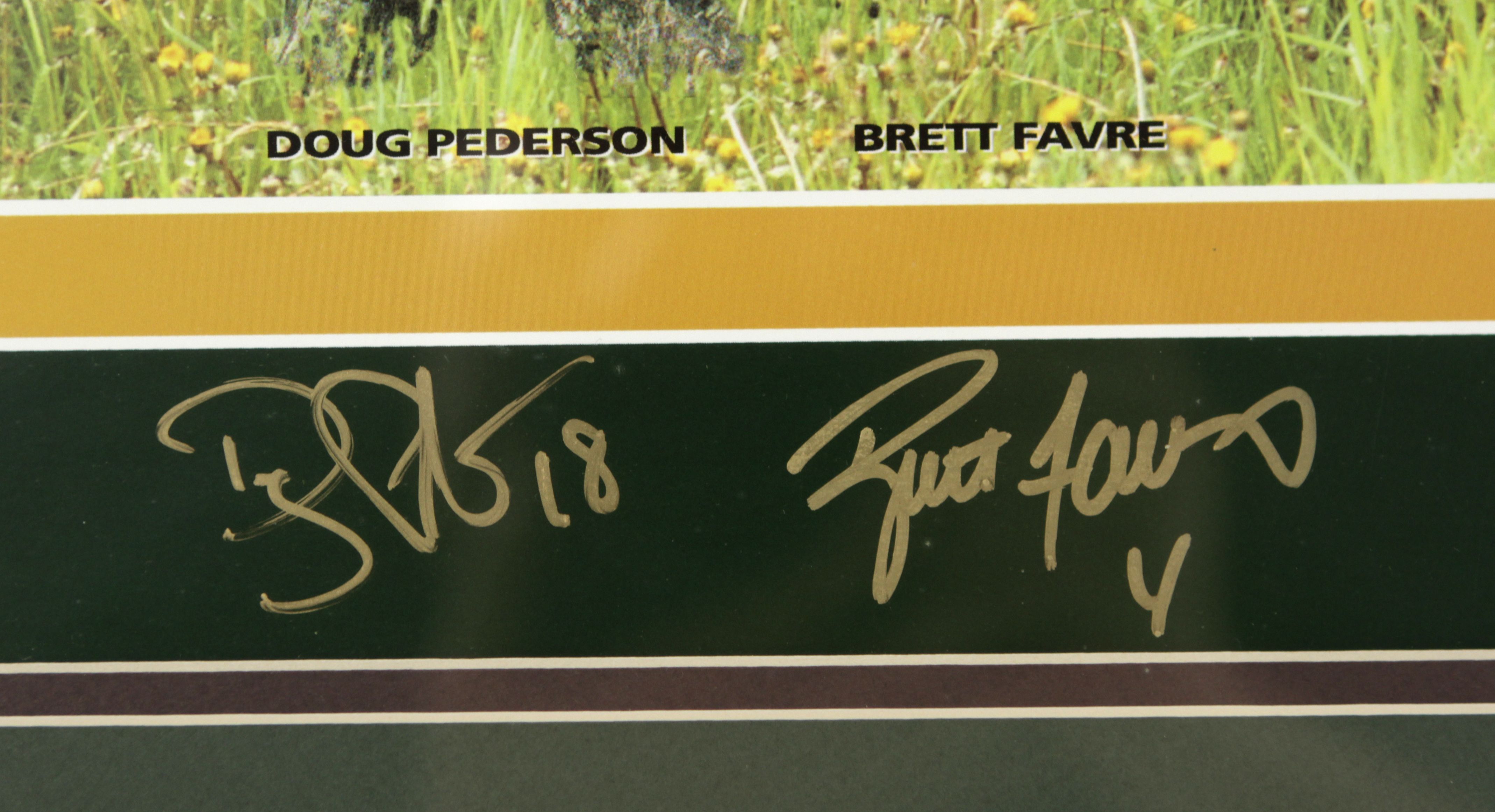 Lot Detail - 2003 Brett Favre Game Used, Signed & Inscribed Green