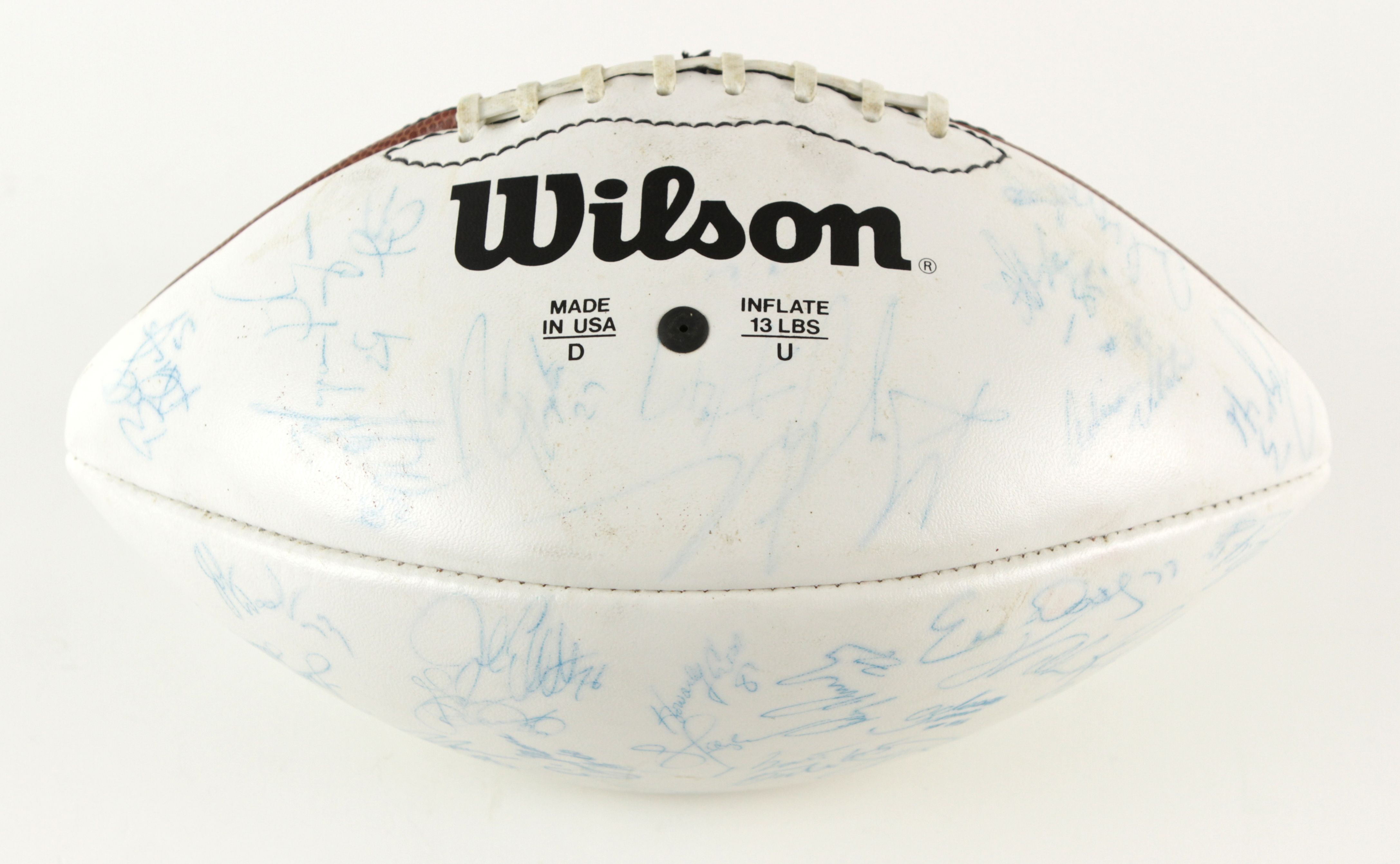 Phil Simms New York Giants Autographed White Panel Football