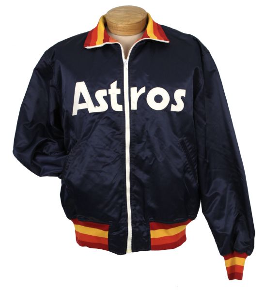 1980s Houston Astros Rainbow Bullpen Jacket 