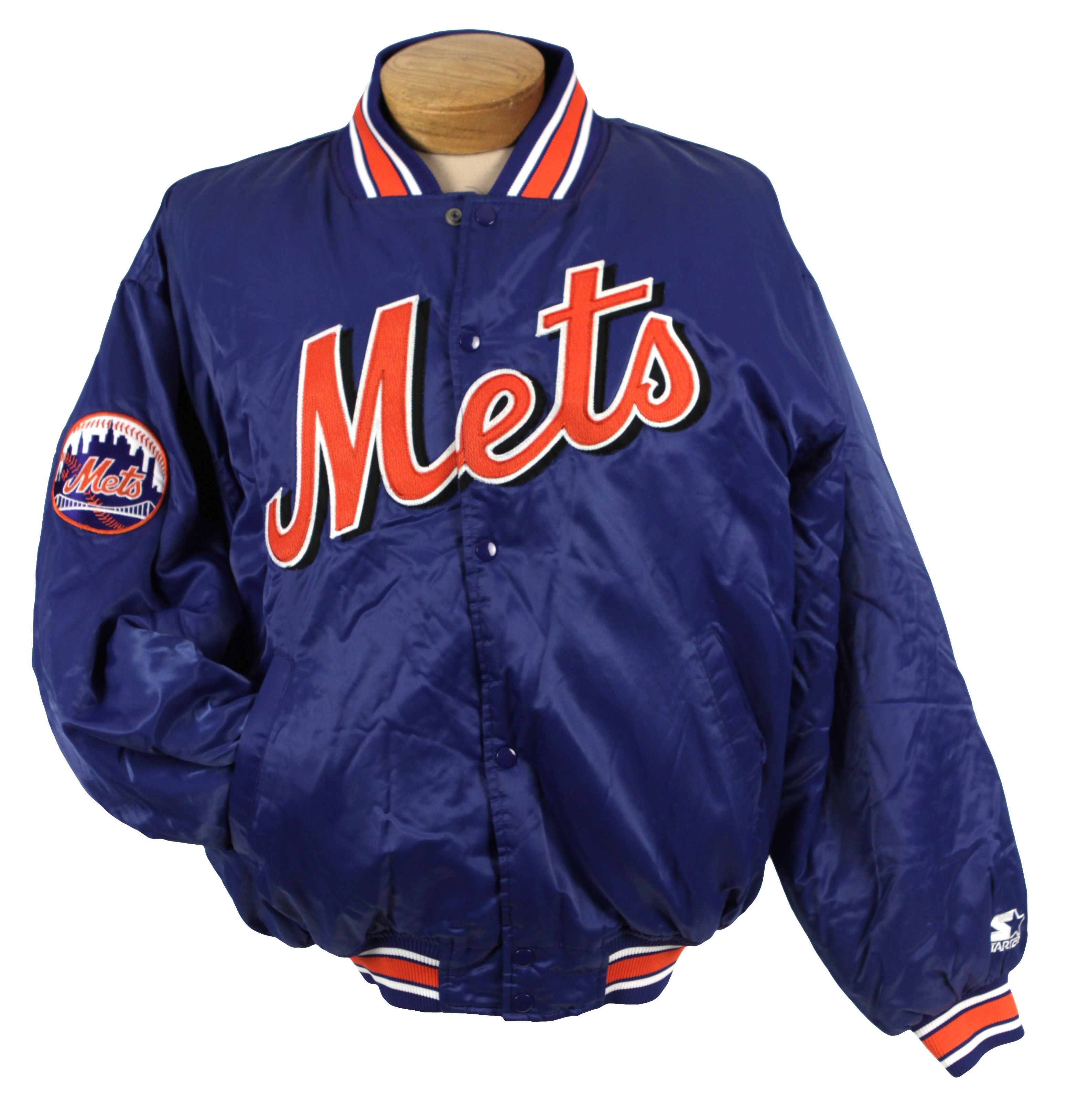 Lot Detail - 1990s late New York Mets Game Worn Jacket (MEARS LOA)