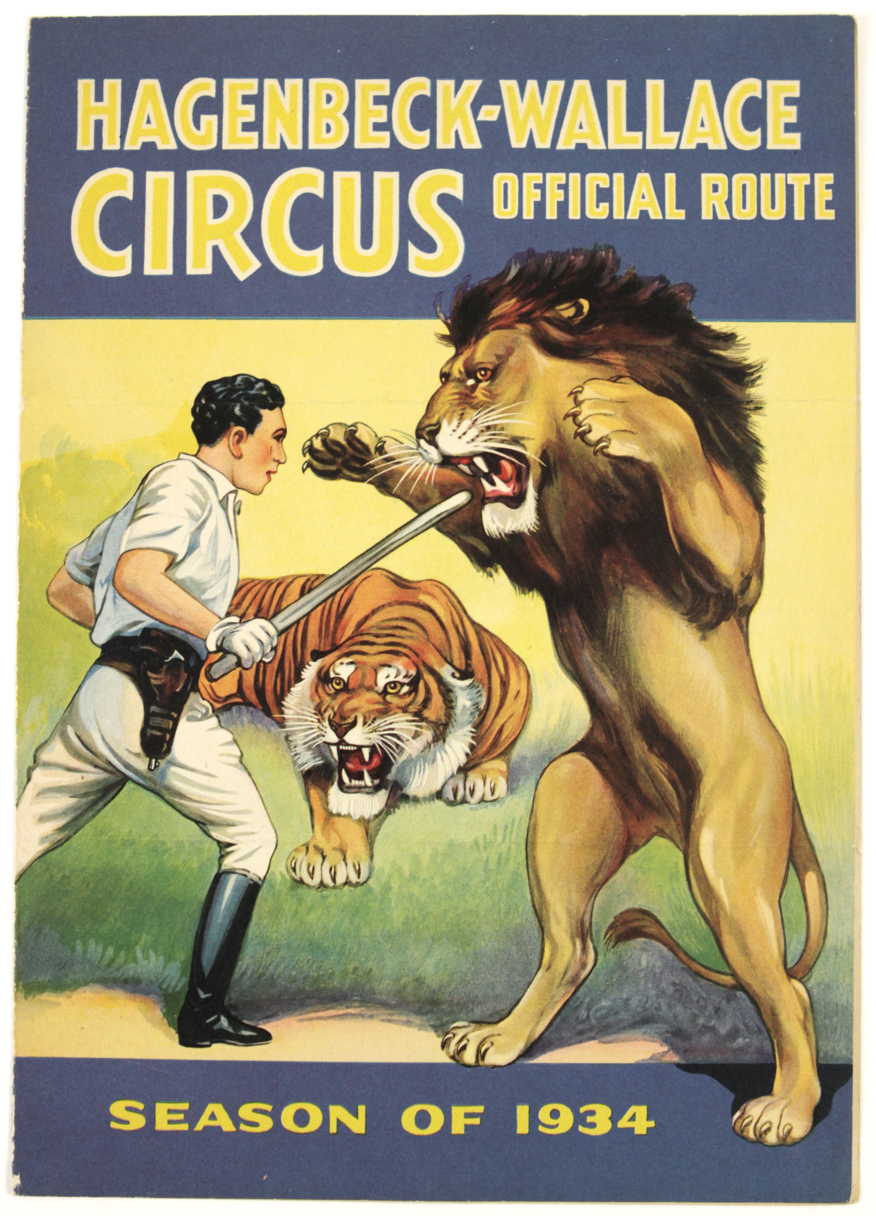 Lot Detail - 1933-35 Hagenbeck Wallace Circus Program (Lot of 5)