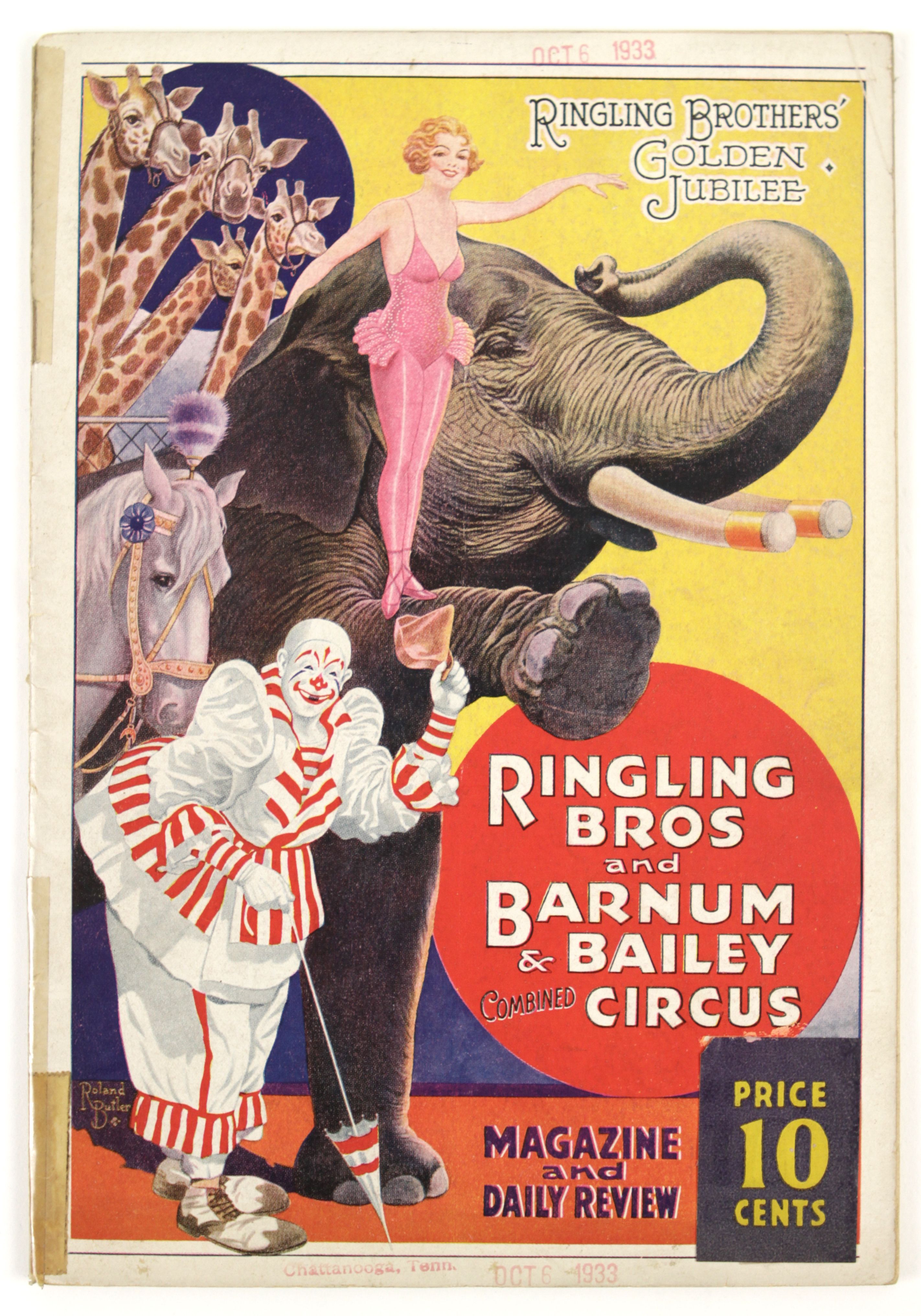 Lot Detail - 1915-30s Ringling Brothers Barnum & Bailey Circus Program ...