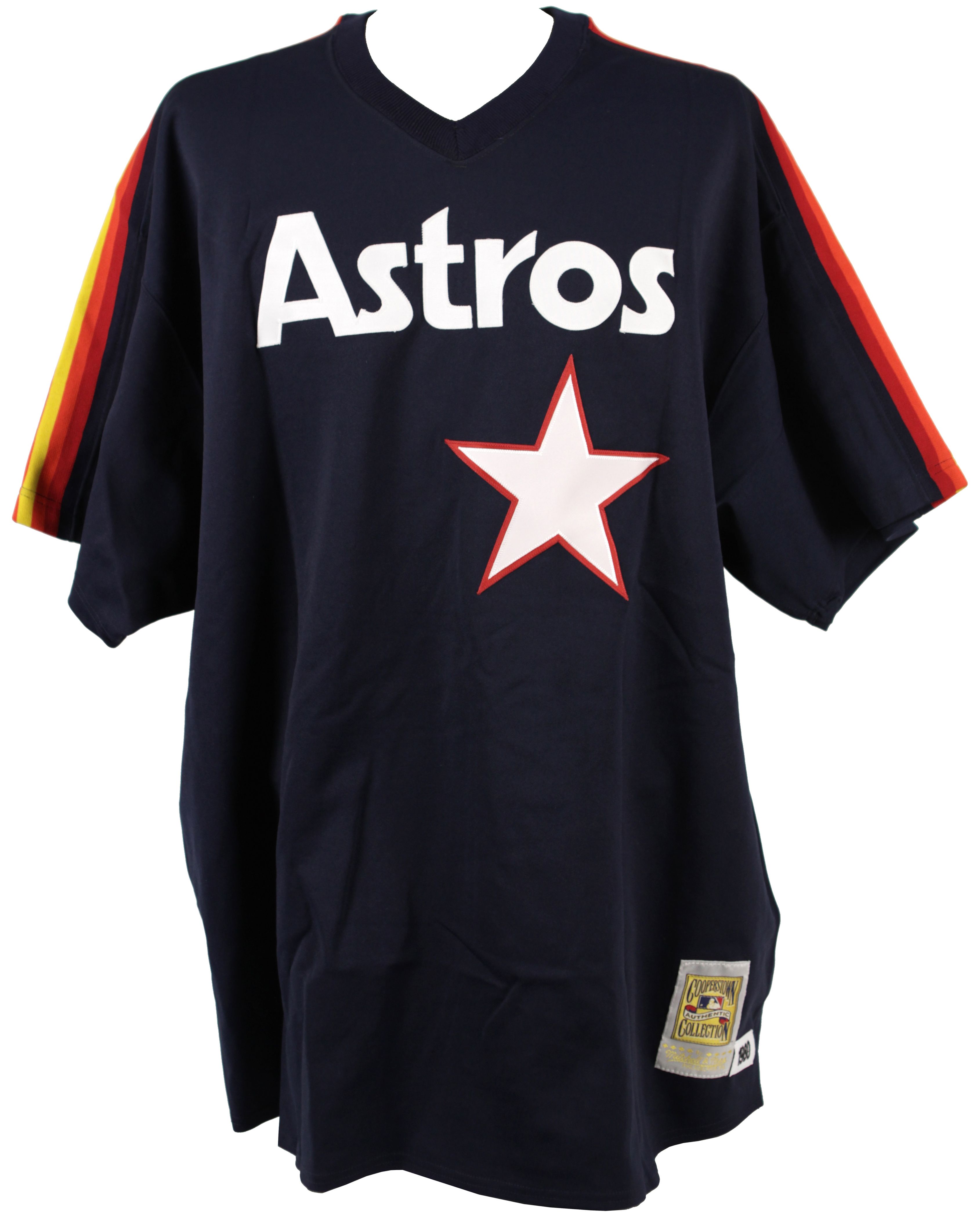 Lot Detail - Nolan Ryan Houston Astros Signed Throwback Jersey ...