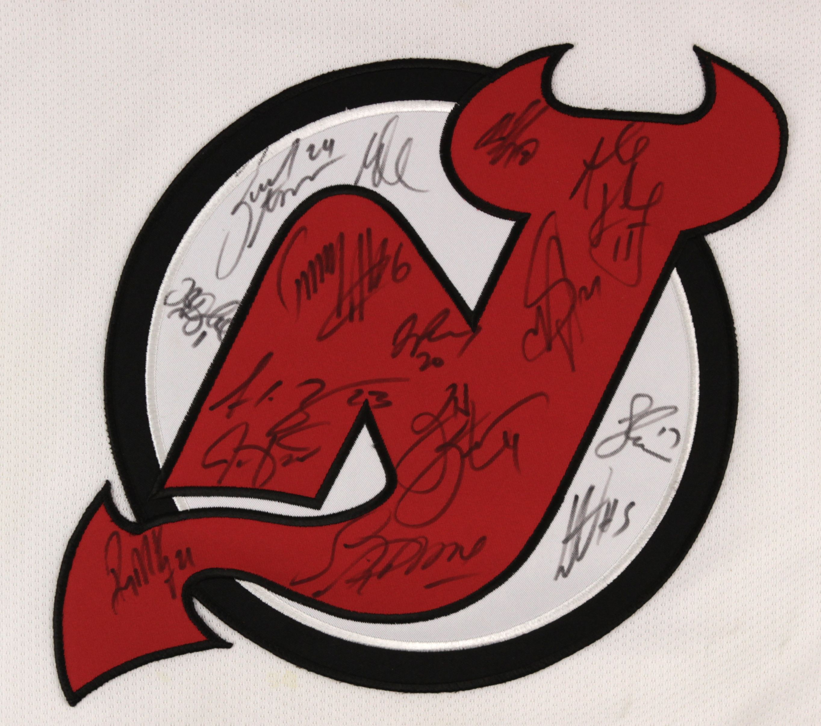 Lot Detail New Jersey Devils Signed Authentic Jerseyw/15 Sigs. Incl