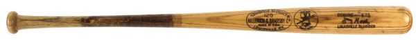 1976 Jerry Morales / Randy Hundley Louisville Slugger Professional Model Bicentennial Game Used Bat - Chicago Cubs (MEARS A6)