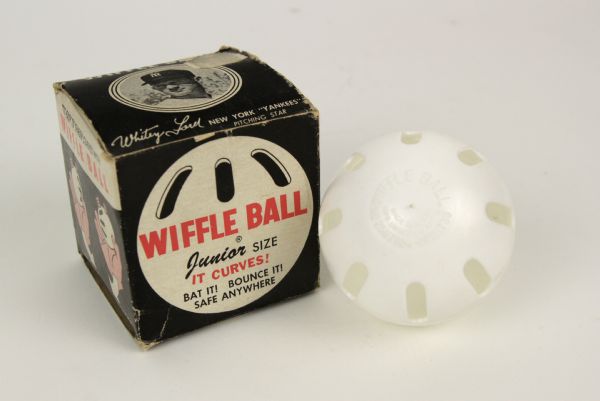 1950s-60s Whitey Ford New York Yankees Inspired Baseball Wiffle Ball In Original Box (Lot of 2) 