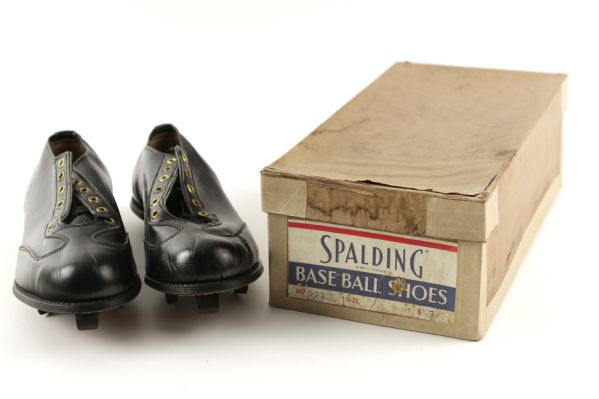 1940s/50s Spalding Baseball Cleats In Original Box Unused State (MIB)