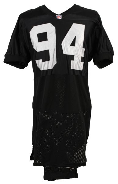 1991 Anthony Smith Los Angeles Raiders Game Worn Jersey (MEARS LOA) 