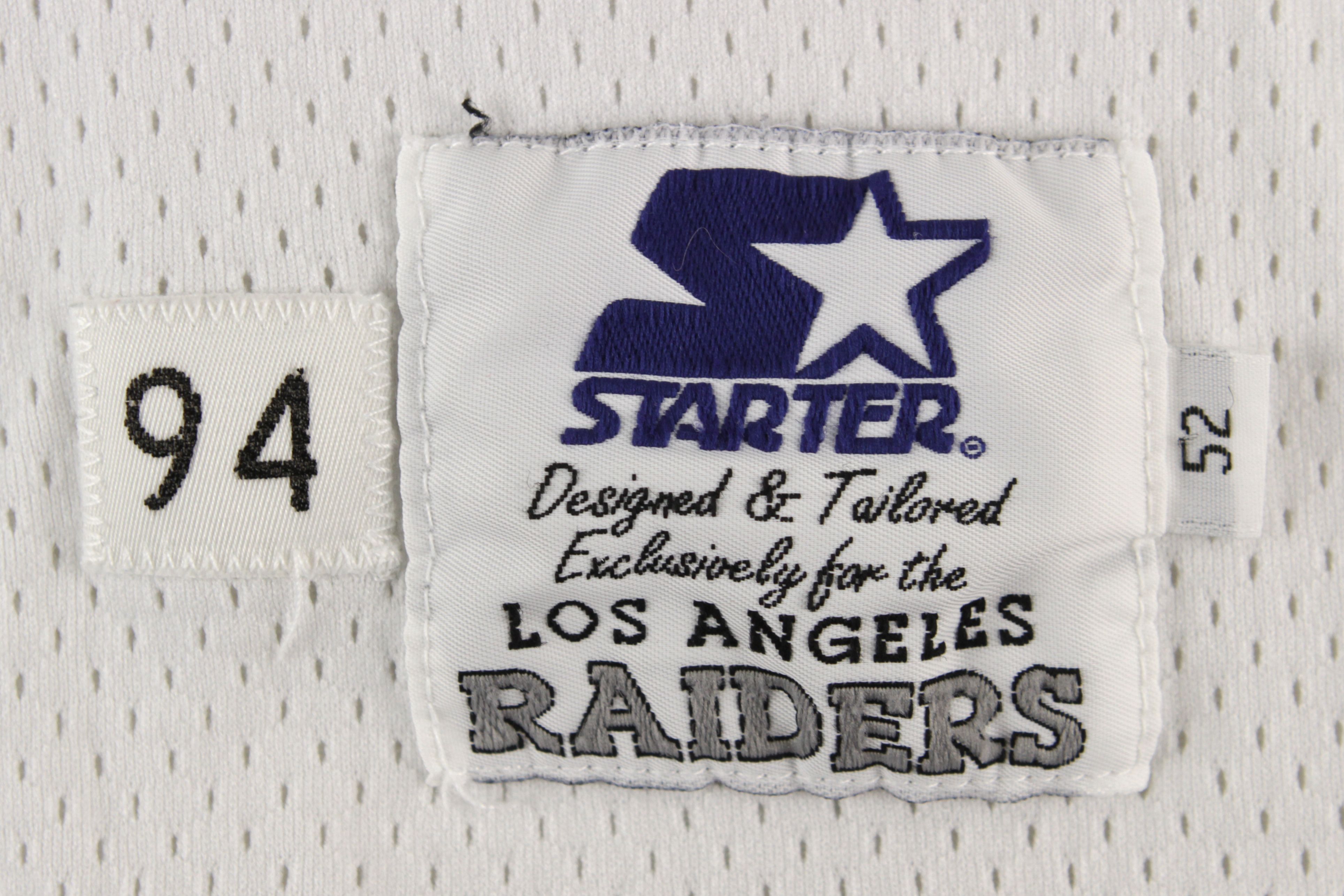 Lot Detail - 1994 Chester McGlockton Oakland Raiders Game Worn Jersey w/17  Repairs (MEARS LOA)