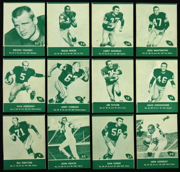 1961 Green Bay Packers Lake to Lake Lot of 19 w/Paul Hornung Jim Taylor 