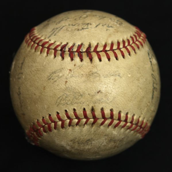 1950-51 Brooklyn Dodgers Facsimile Signed Baseball 