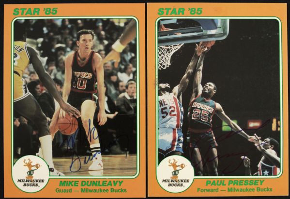 1980s Milwaukee Bucks Signed Memorabilia - Newspaper STAR Card Magazine Photo (MEARS LOA)