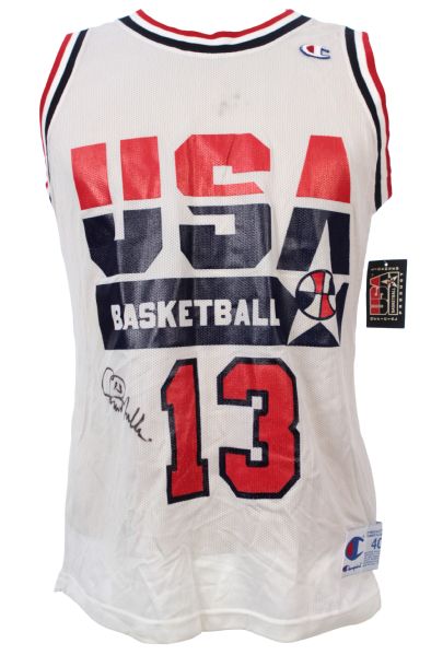 1992 Chris Mullin Dream Team Signed Replica Jersey (JSA)