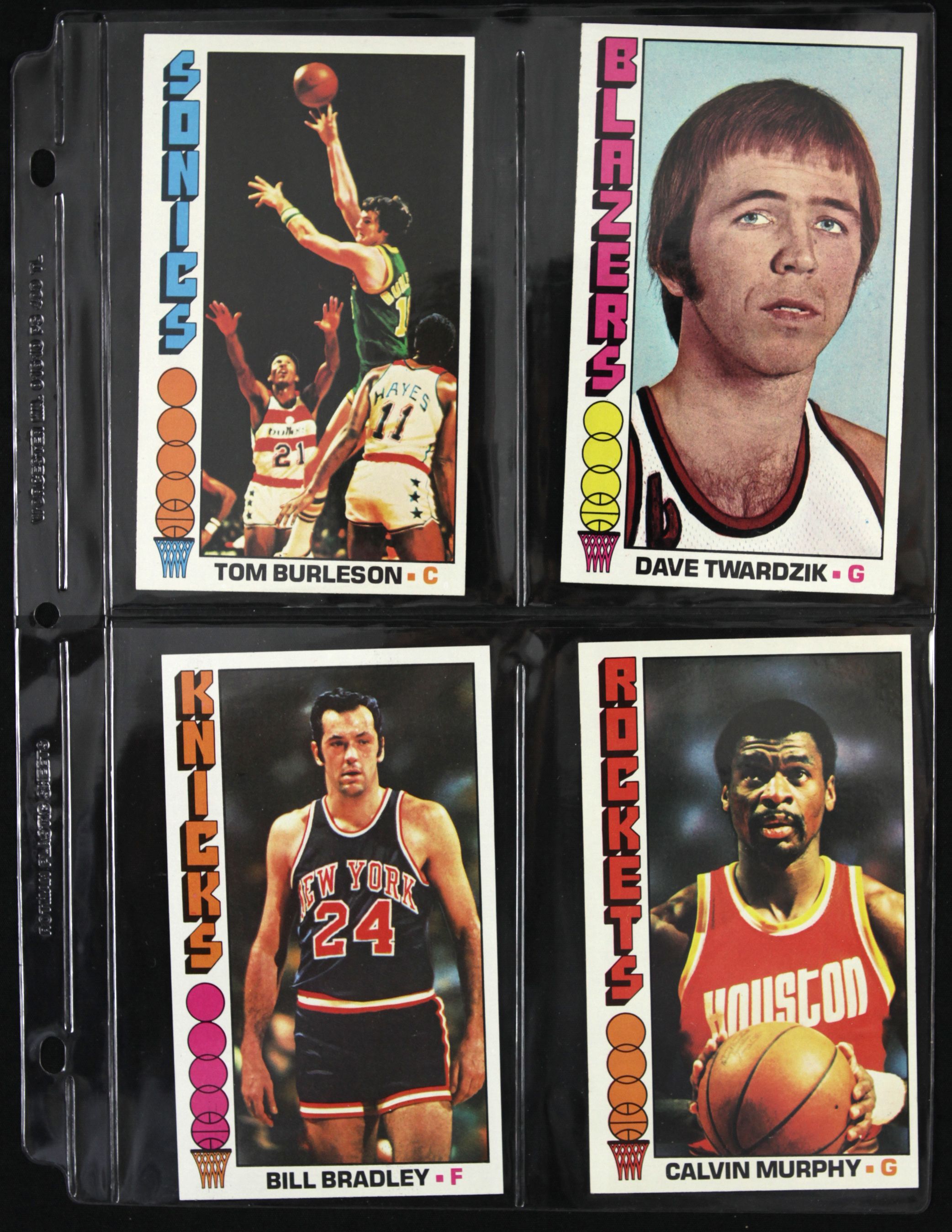 Lot Detail - 1976-77 Topps Baseketball Cards Complete Set (144) w ...