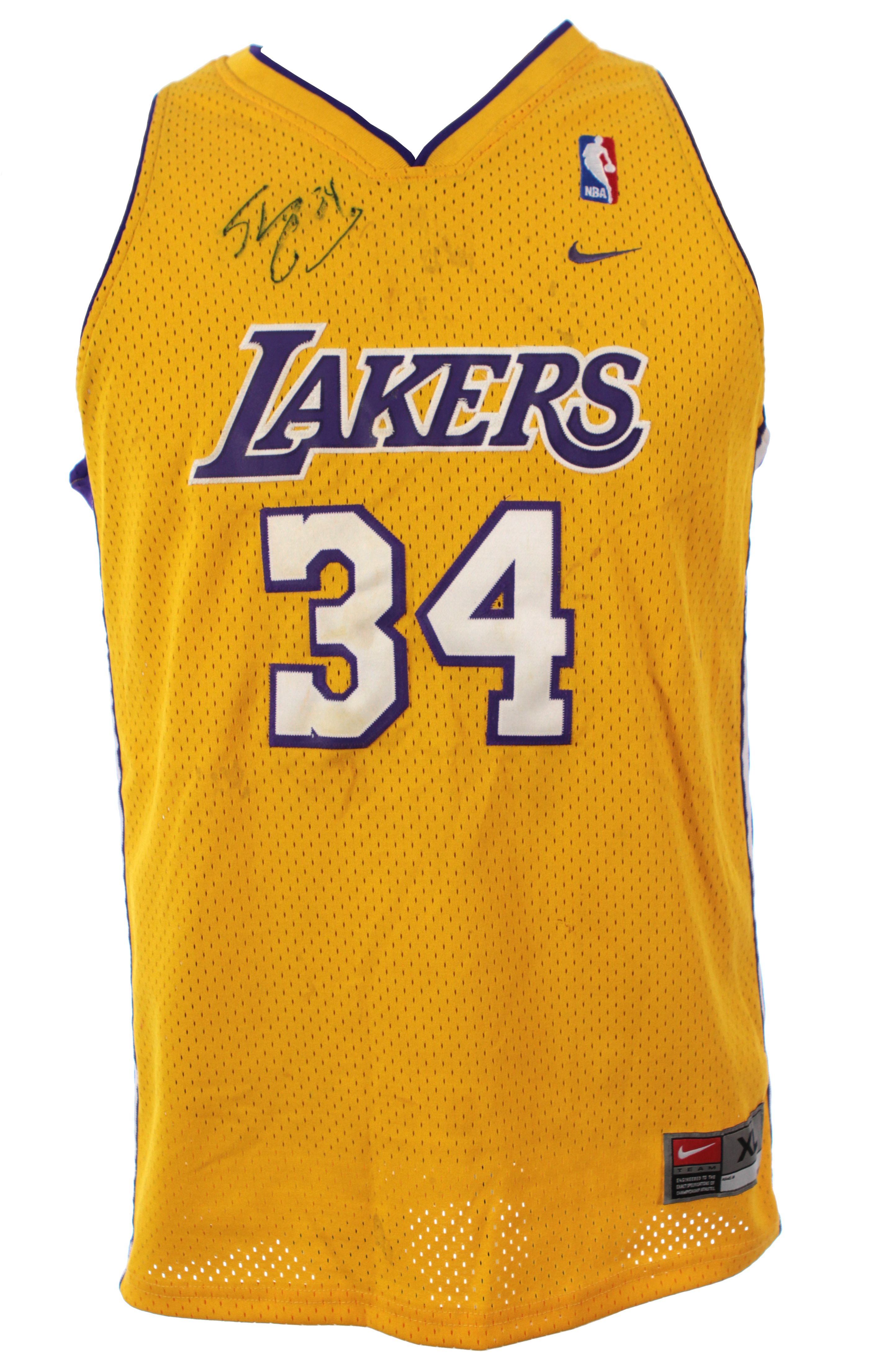 la lakers shaq jersey