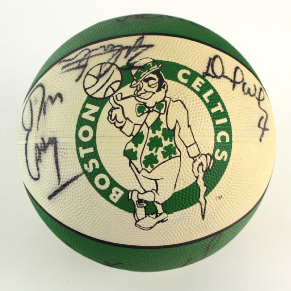 1992-95 Boston Celtics Team Signed Basketball w/ 15 Signatures Including Xavier McDaniel, David Wesley, Chris Ford & More (JSA)