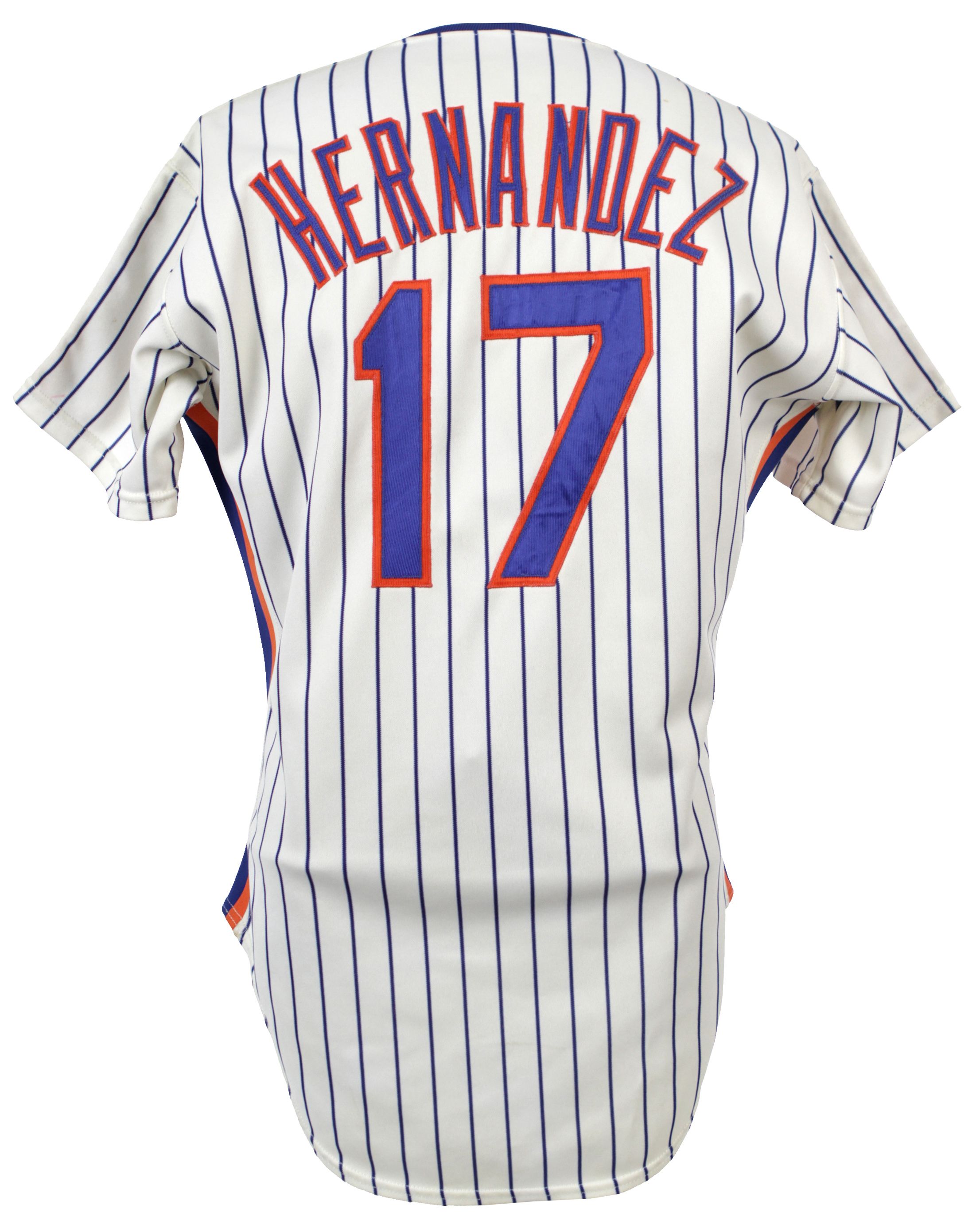 Lot Detail - 1987 Keith Hernandez New York Mets Signed Home Jersey (MEARS  LOA/JSA) Retail version