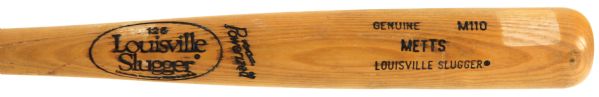 1986-89 New York Metts Louisville Slugger Professional Model Team Bat (MEARS LOA)