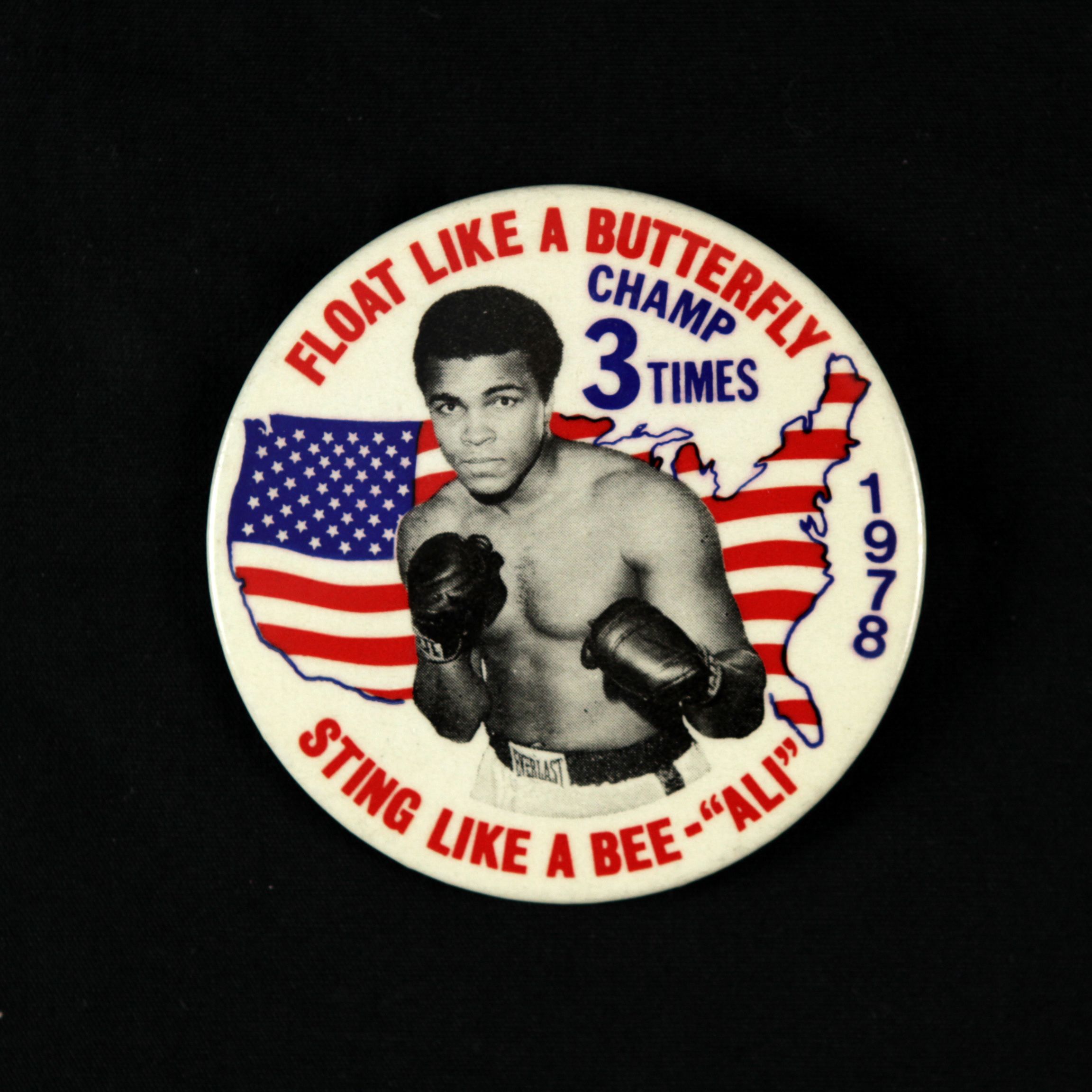 Lot Detail - 1978 Muhammad Ali Float Like a Butterfly Sting Like a Bee ...